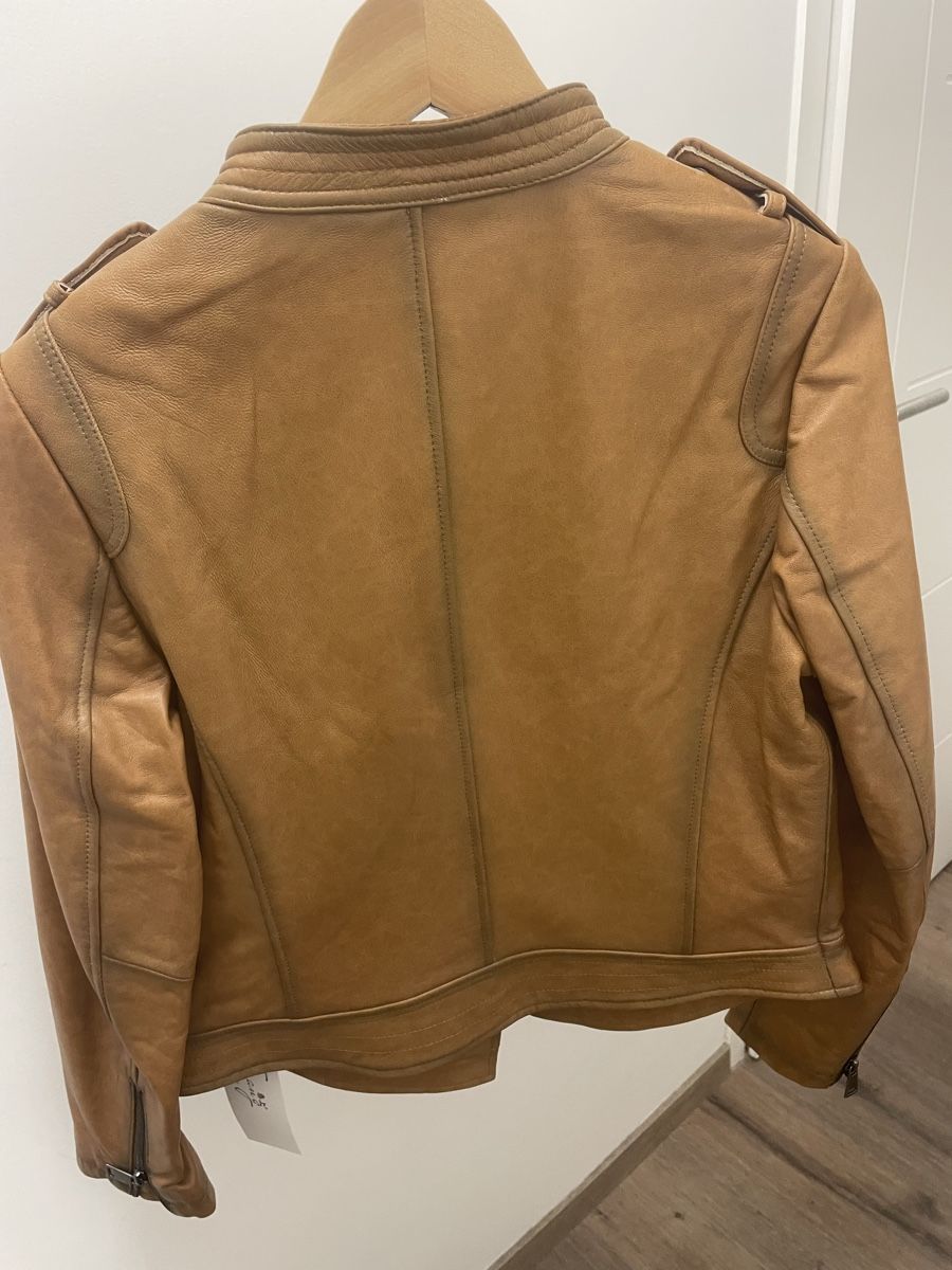 Giacche: Tan Brown Leather Jacket - Autumn Style - Size M – Nuovo e nell'imballaggio originale da Vessy venduto da jie_gl9n 3