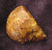 ♥ JUWEL / GROSS / DOMINIKANISCHER BERNSTEIN CABOCHON ♥