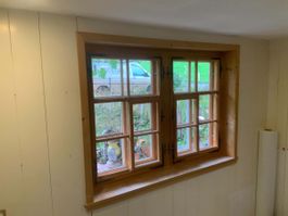Fenster aus Toggenburger Haus. 
