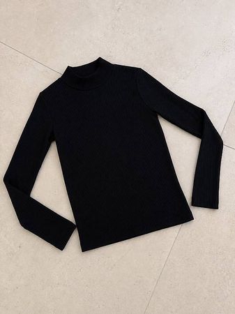 Ripp-Longsleeve Gr. XS UNIQLO Blue