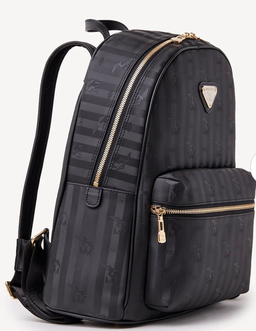 Maison Mollerus Zaini: Rucksack MAISON MOLLERUS classic schwarz/gold – Nuovo (secondo la descrizione) da Adliswil venduto da atram57 2