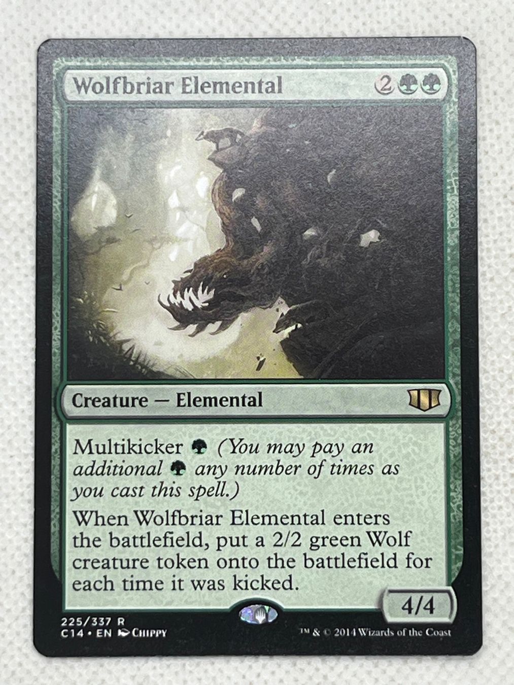 Magic The Gathering Sammelbilder & Trading cards: MTG Wolfbriar Elemental C14 225 Englisch Rare – Gebraucht aus Hinterkappelen von Kim1992
