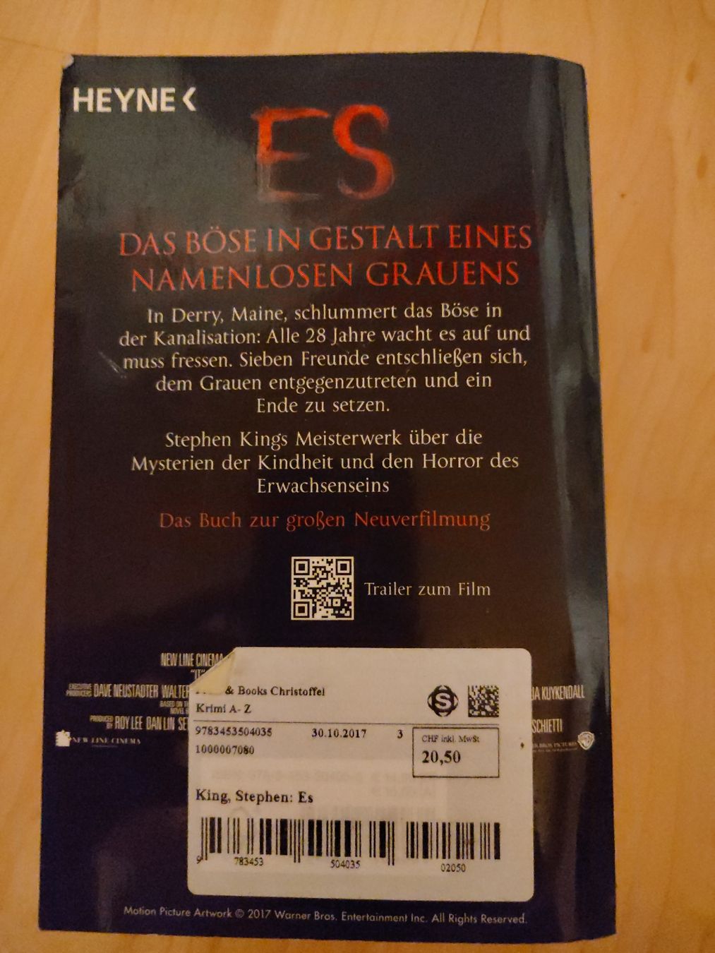 Livres: ES von Stephen King – D'occasion à Burgdorf par achill3s 1