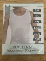 2x Herren Trägerhemd Doppelripp, Gr. 7/XL, Neu!