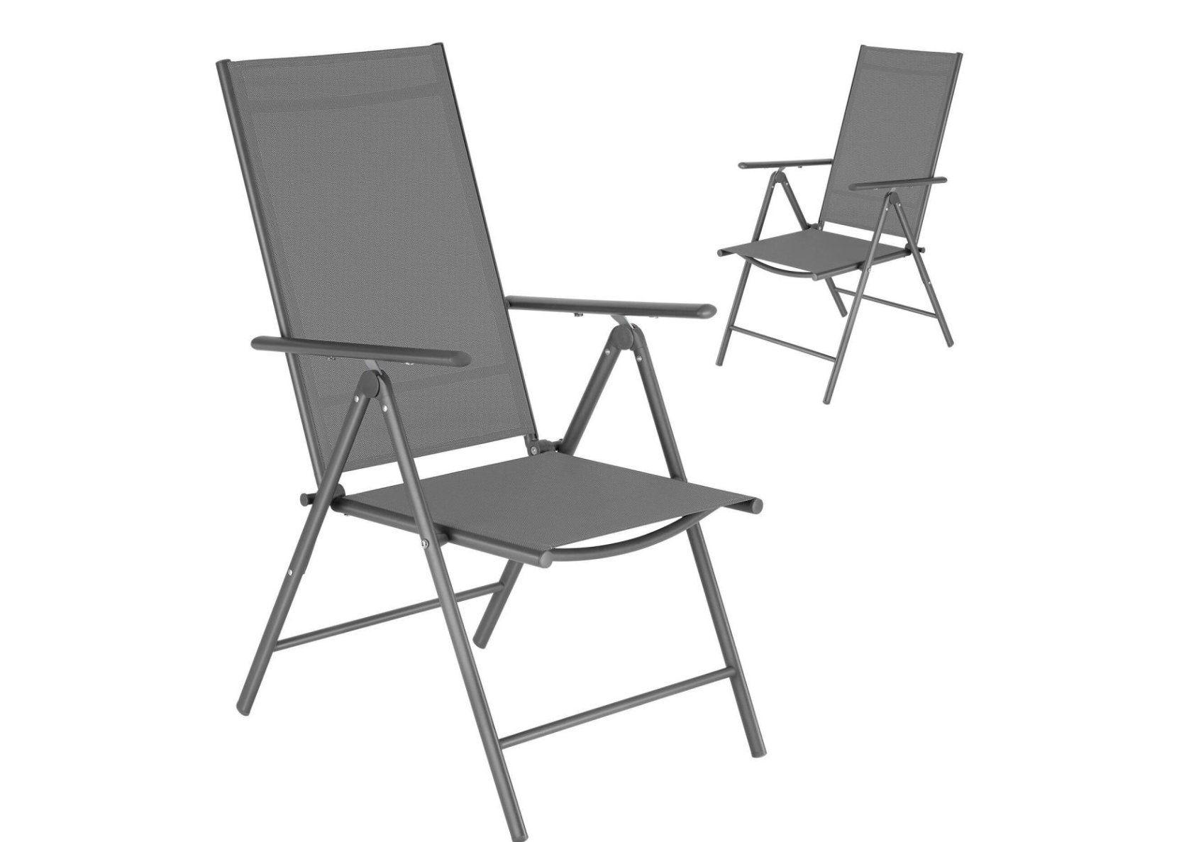 Stühle: Gartenstuhl Marcellino anthrazit 2er Set – Neu (gemäss Beschreibung) aus Steinhausen von Retourenprofis