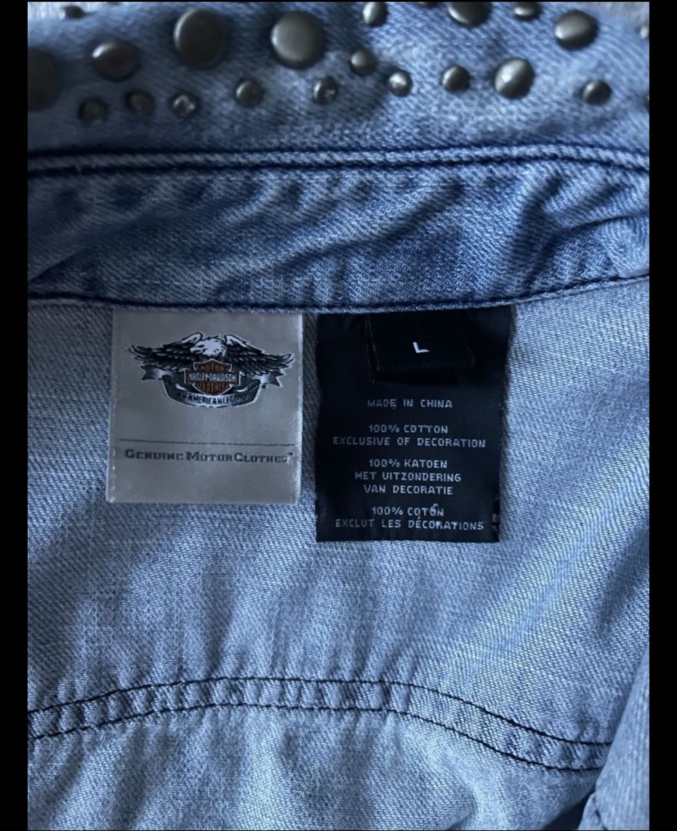 Harley-Davidson Camicette: Jeansbluse Harley Davidson L – Usato da Brunnen venduto da Skyline89 6