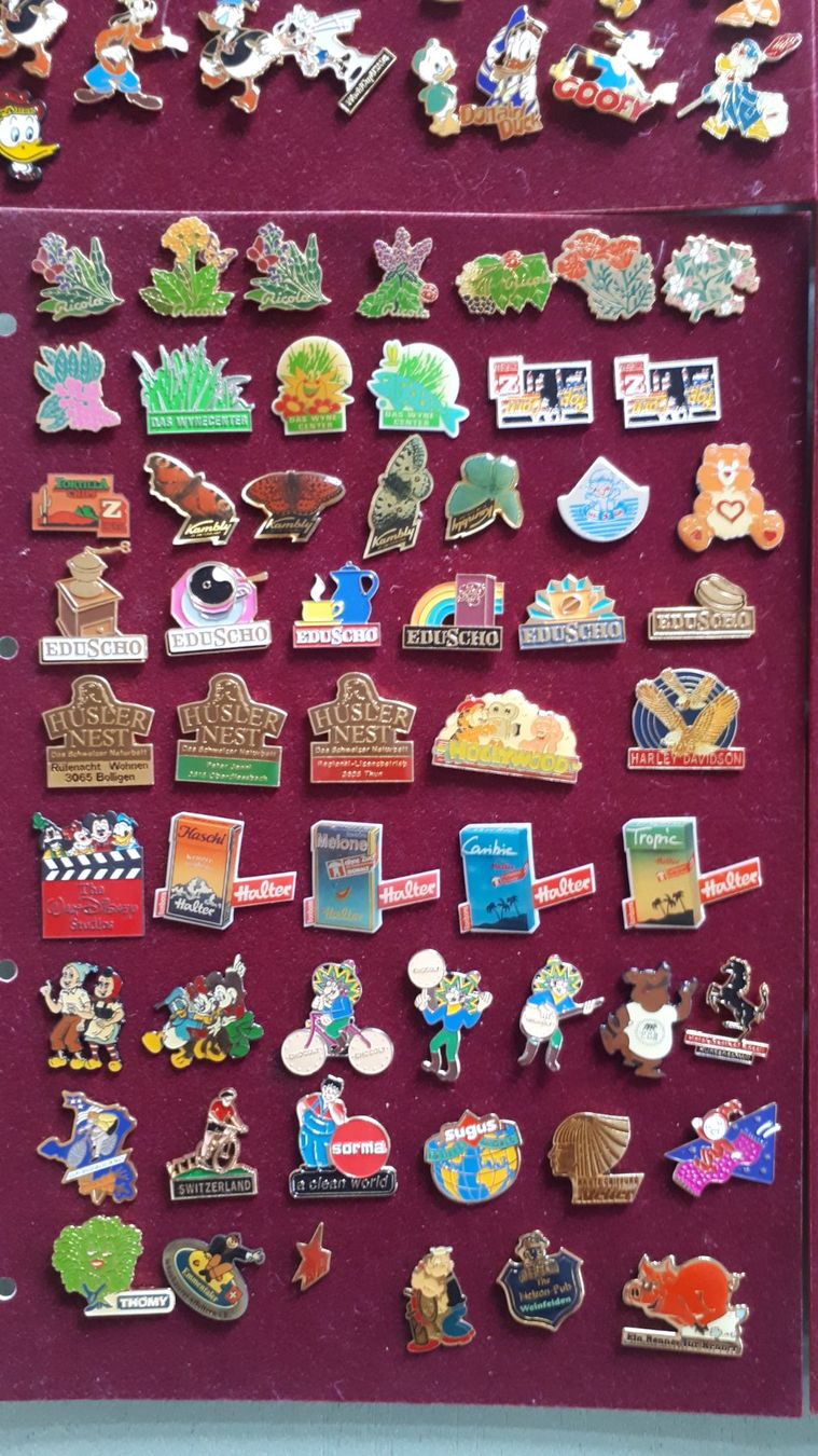 Placchette & Badge: PIN-Sammlung, 500+ – Usato da Goldiwil (Thun) venduto da chilou 4