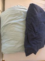 LEVIA GEWICHTSDECKE × 1 Flanell - Blau & Satin kühlend/ 7KG