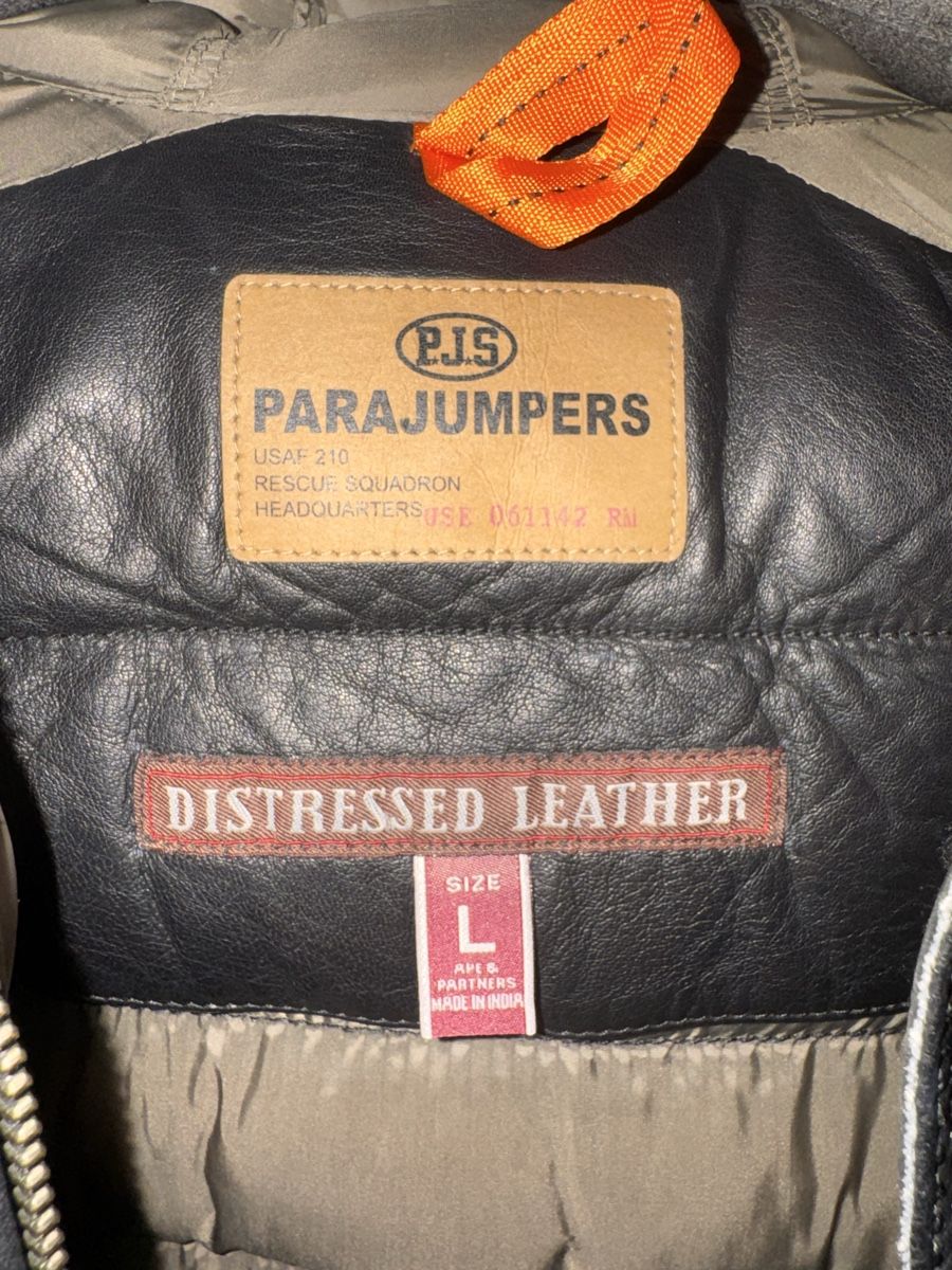 Parajumpers Cappotti: Parajumpers Ledermantel Schwarz Gr.L – Usato da Zürich venduto da NNK28 7