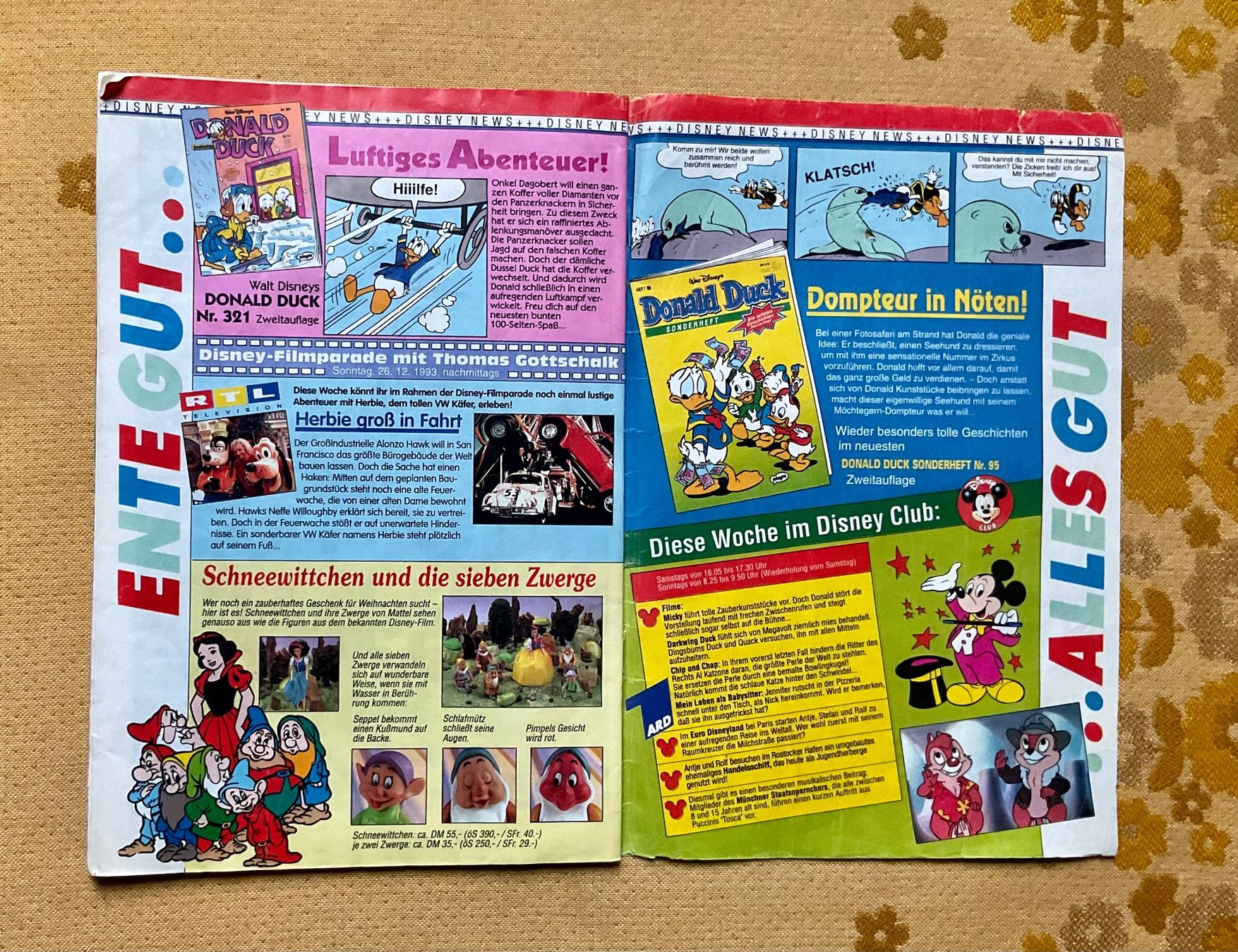 Comics: Micky Maus Heft Nr 52 1993 – Gebraucht aus Endingen von nathan05 8