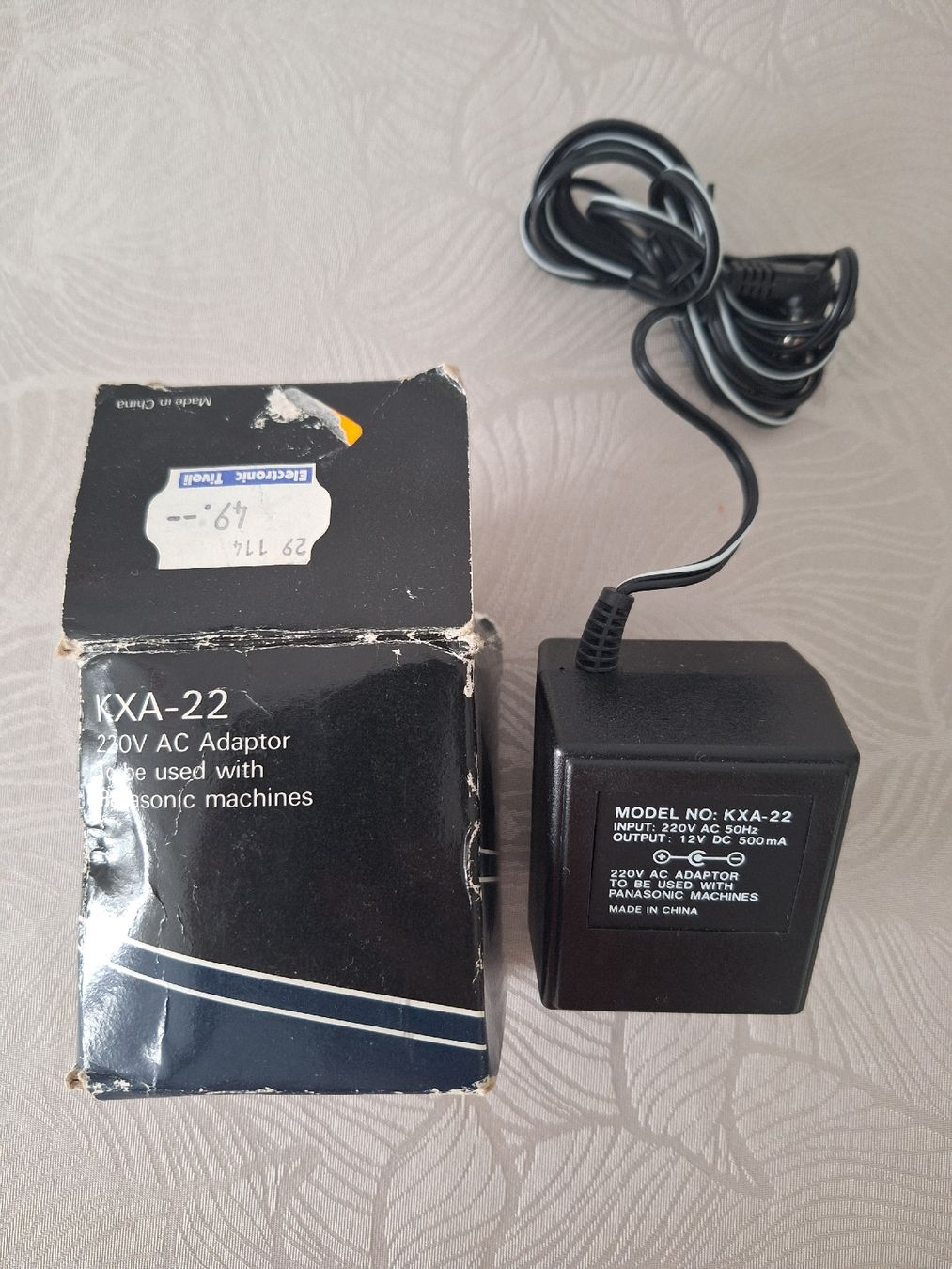 Unità & Adattatore: Panasonic Adapter KXA- 22 – Usato da Zürich venduto da Lemon007