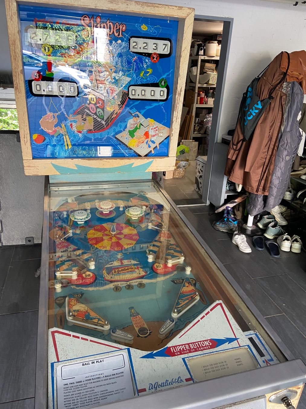 Flipperkästen: Flipperkasten Skipper 1969, spielbar – Gebraucht aus Ehrendingen von jauslin-trading