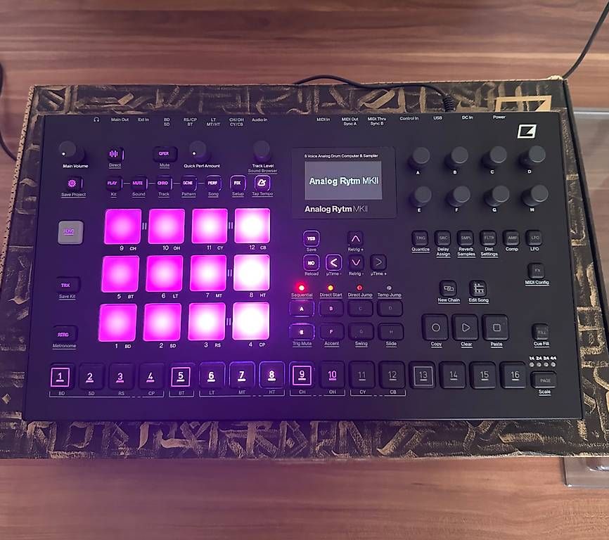 Strumenti musicali: Elektron Analog Rytm MKII Black – Usato da Leytron venduto da nga_nf9x