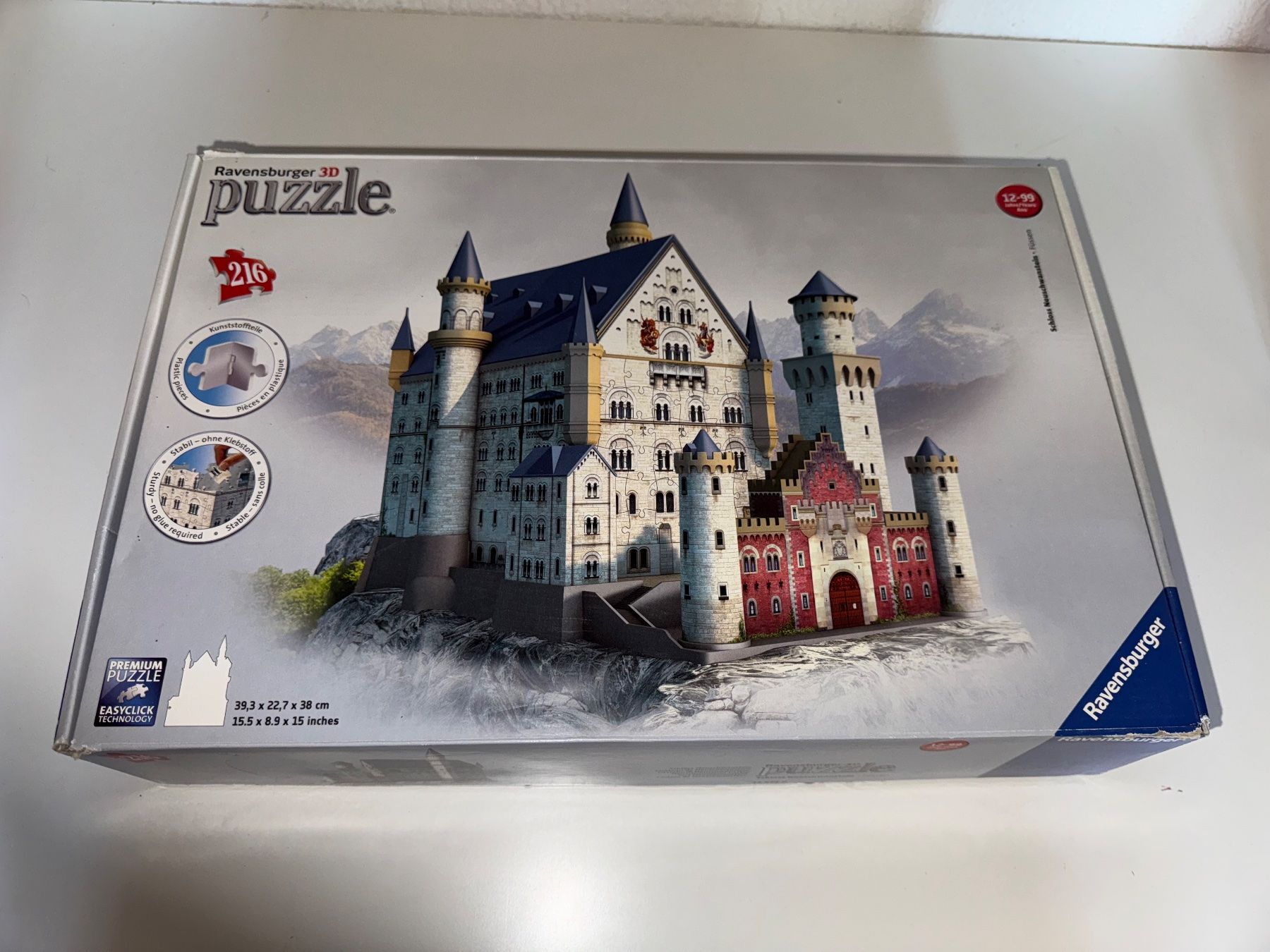 Ravensburger Puzzle: Ravensburger 3D Puzzle Schloss Neuschwanstein – Usato da Grosswangen venduto da Second_hand_paradise