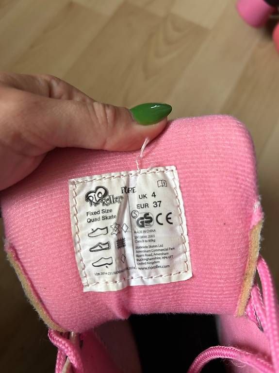Pattini in linea & Pattini a rotelle: Rio Rollschuhe Grösse 37, Rosa/ Pink – Usato da Basel venduto da d.carina 3