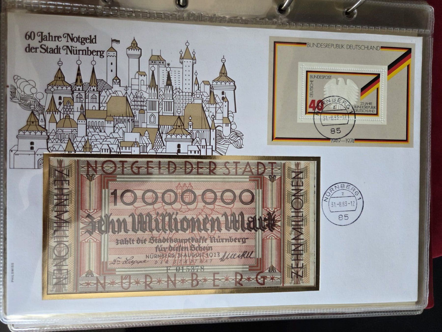 Banknoten: Collection de Numisbriefs – Gebraucht aus Tavannes von spinnaker450 2