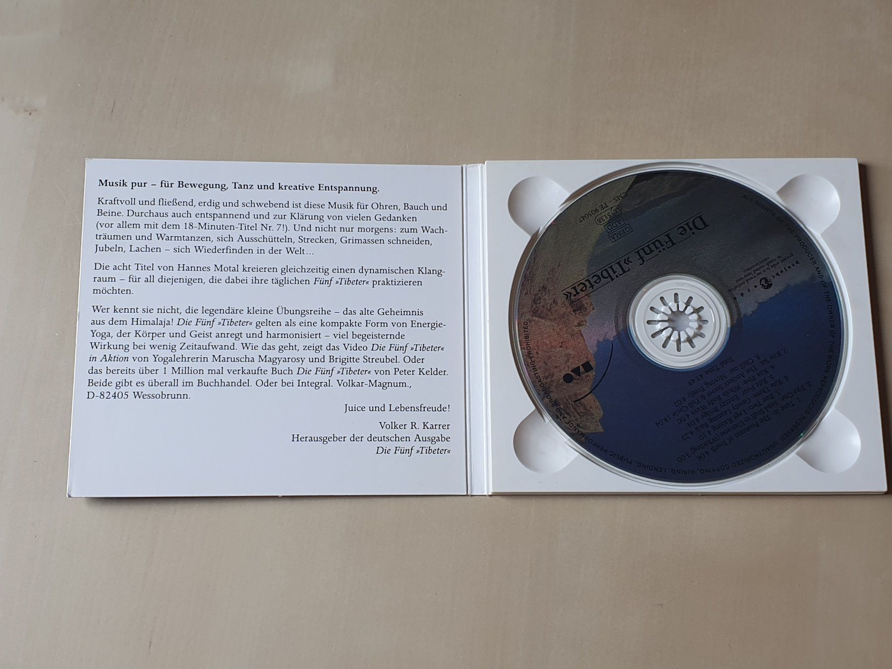 CD: Hannes Motal die Fünf Tibeter – Usato da Stansstad venduto da collectorsshop 2
