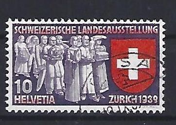Alle Briefmarken: 1939 - Schweizerische Landesausstellung – Gebraucht aus Schaffhausen von poststamp