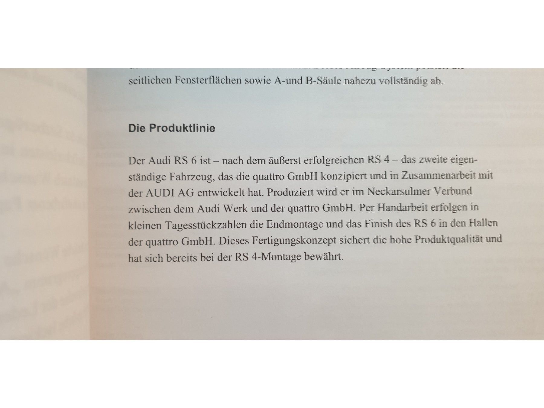 Riviste & Magazine: AUDI RS6 - Prospekt / Pressemappe / Press Kit – Nuovo (secondo la descrizione) da Viganello venduto da CARLiteratur 7