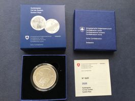 20 Franken Silbermünze Sustenpass PP 2020