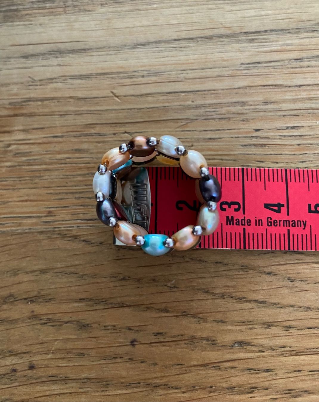Bagues: Bague perles véritables multicolores – Neuf (Voir description) à Genève par kik_8jd6 7
