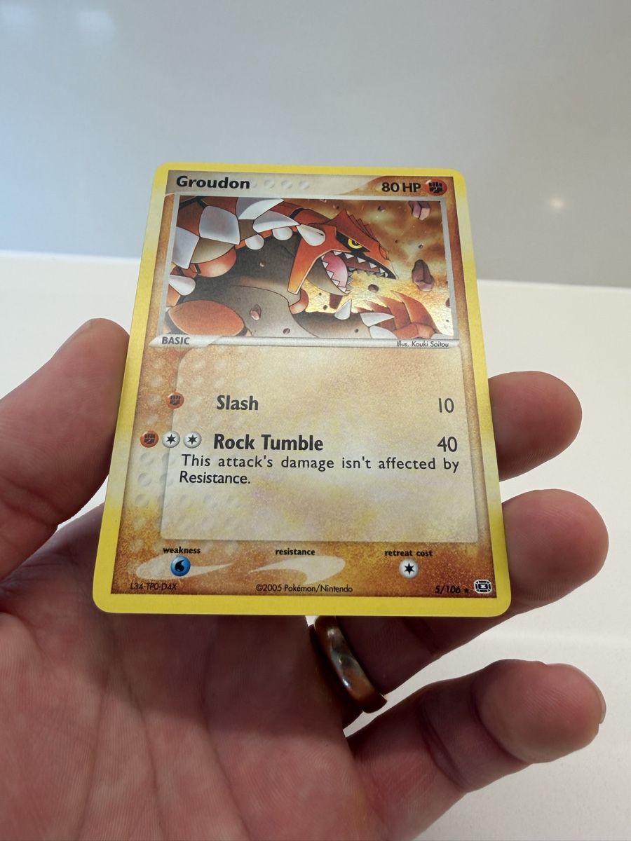 Pokémon Sammelbilder & Trading cards: Groudon Holo Rare EX Emerald 2005 – Gebraucht aus Arlesheim von WungaBunga 3
