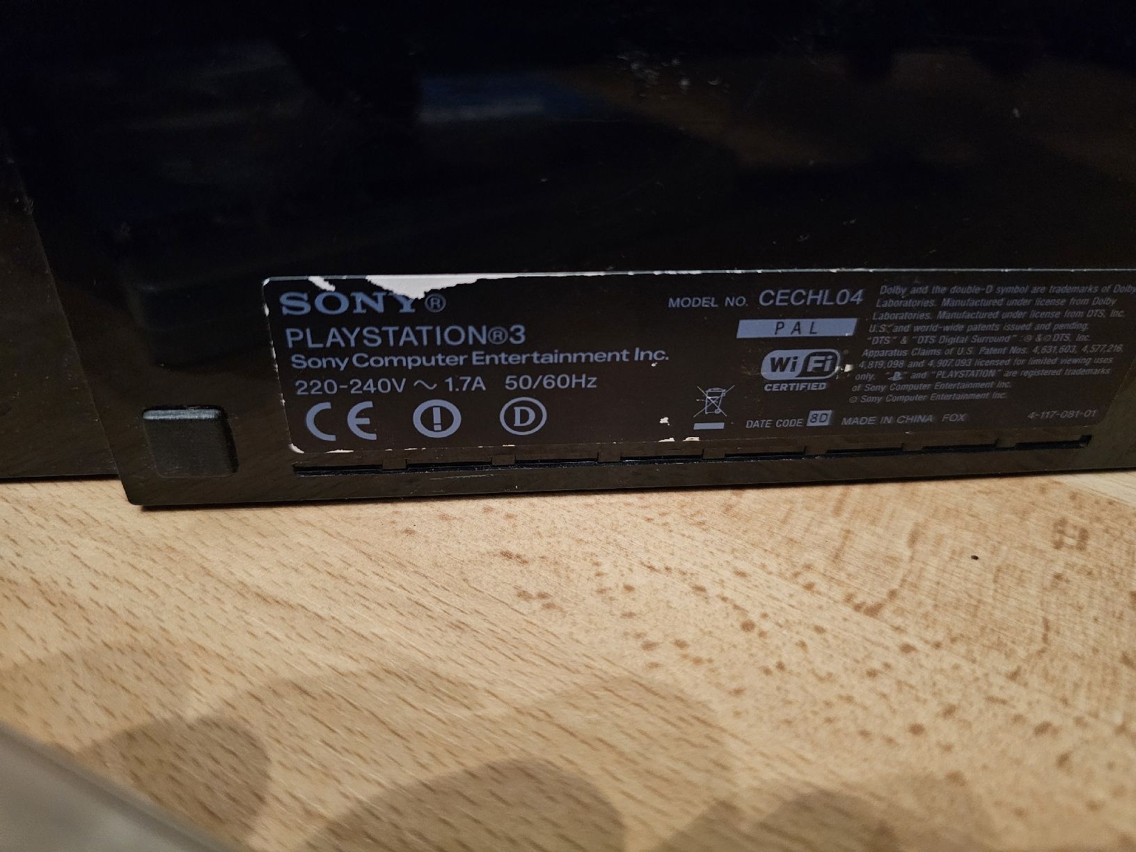 Sony Console: PlayStation 3 Fat 80 GB mit Spiel – Usato da Affoltern am Albis venduto da hwulf 3