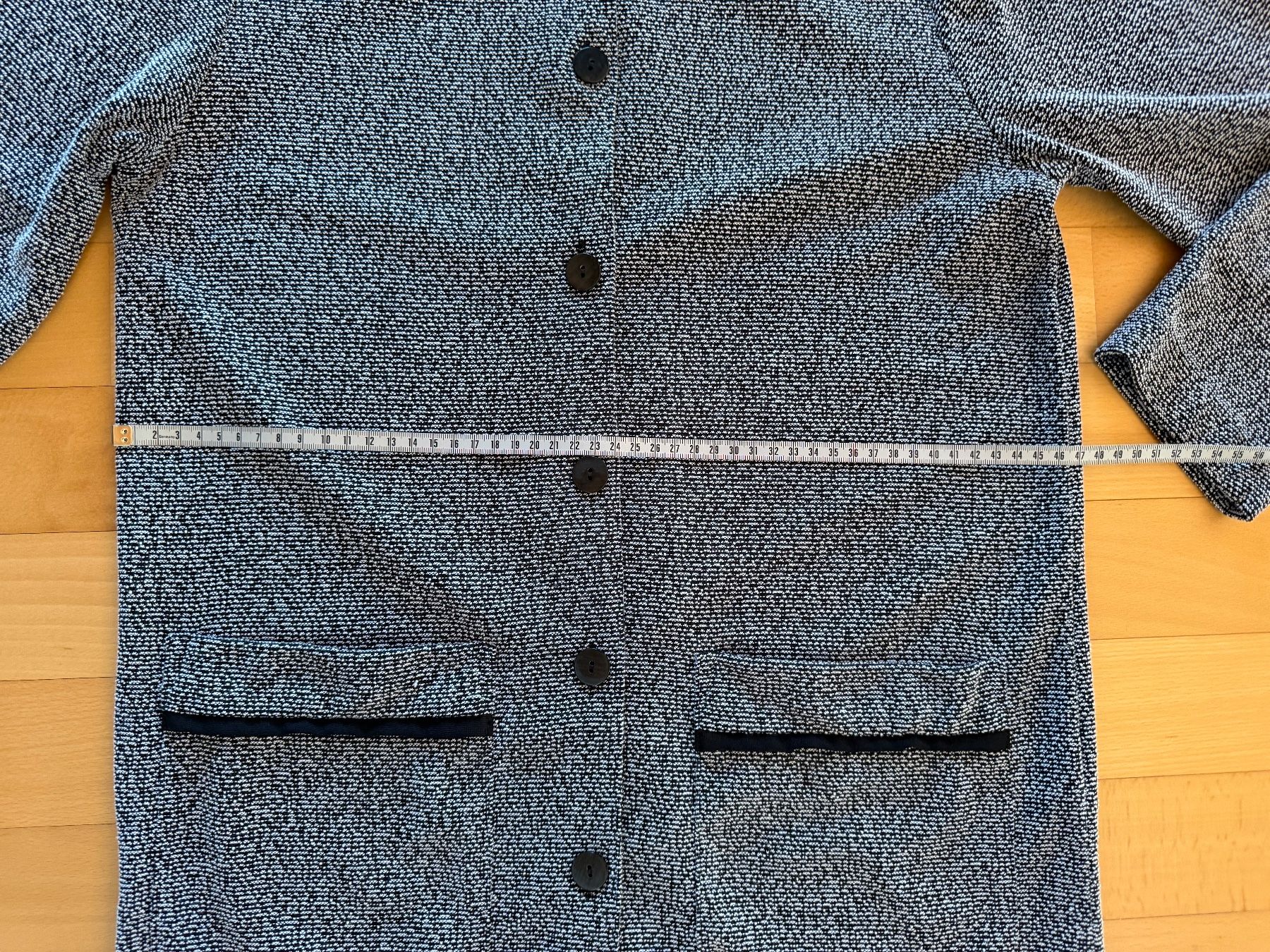 Vestes: Übergangsjacke, Longbluse Grösse 38 Schwarzweiss – D'occasion à Wallbach par 10merlin 1