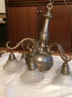 Prunk Leuchter, Messing, Antik