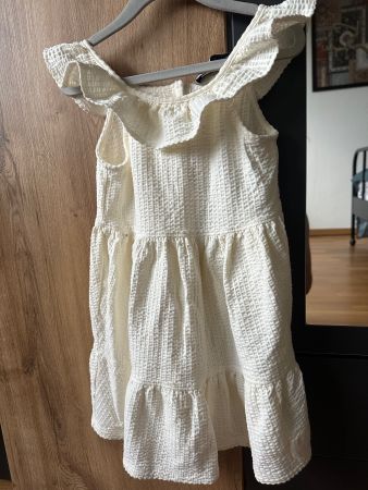 The Giving Movement Cream Dress - 4-5yrs