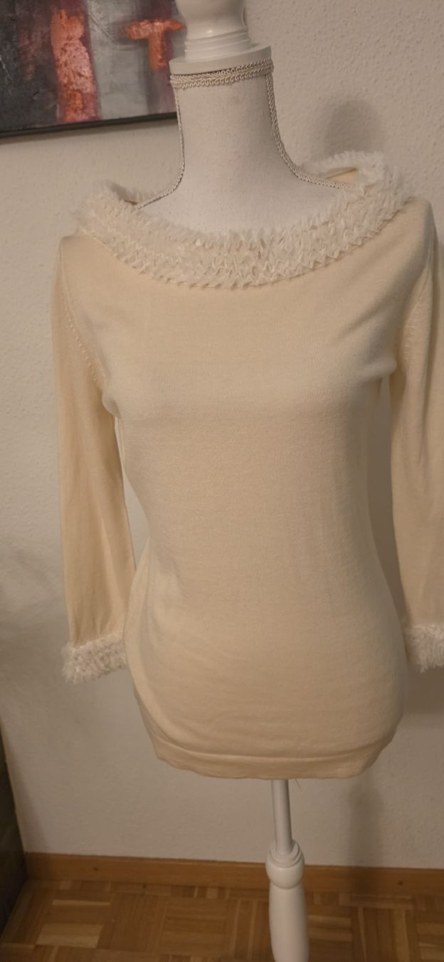 Pullover & Sweatshirts: Pullover zweihundert Seide Kaschmir Grösse M beige  – Neu (gemäss Beschreibung) aus St. Gallen von mania03 1