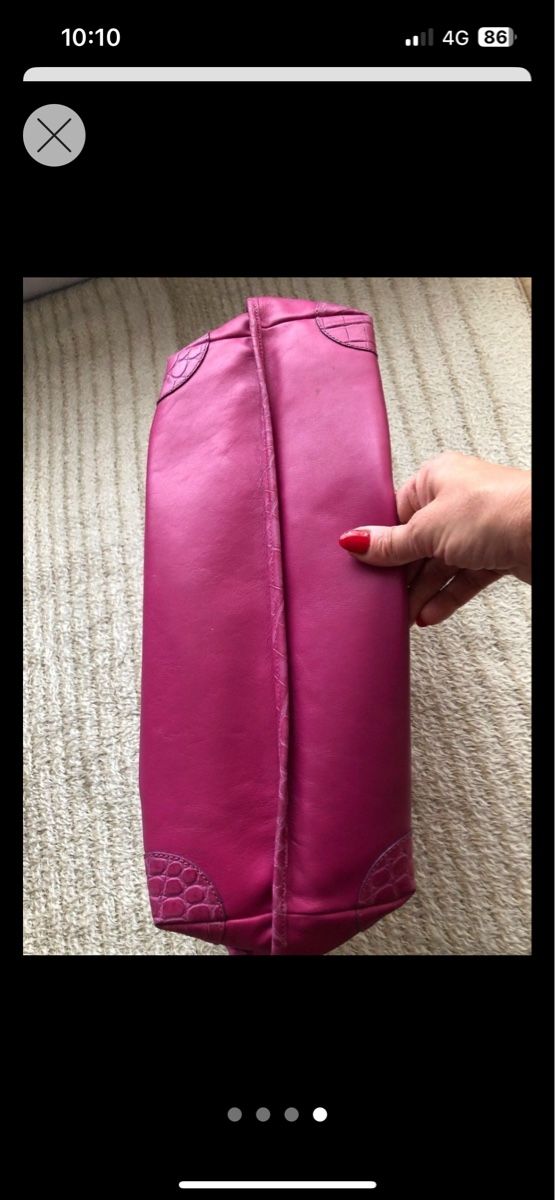 Roberto Cavalli Borse da donna: JustCavalli Ledertasche pink Kroko-Optik – Nuovo (secondo la descrizione) da Rüfenacht venduto da lilly_67 3
