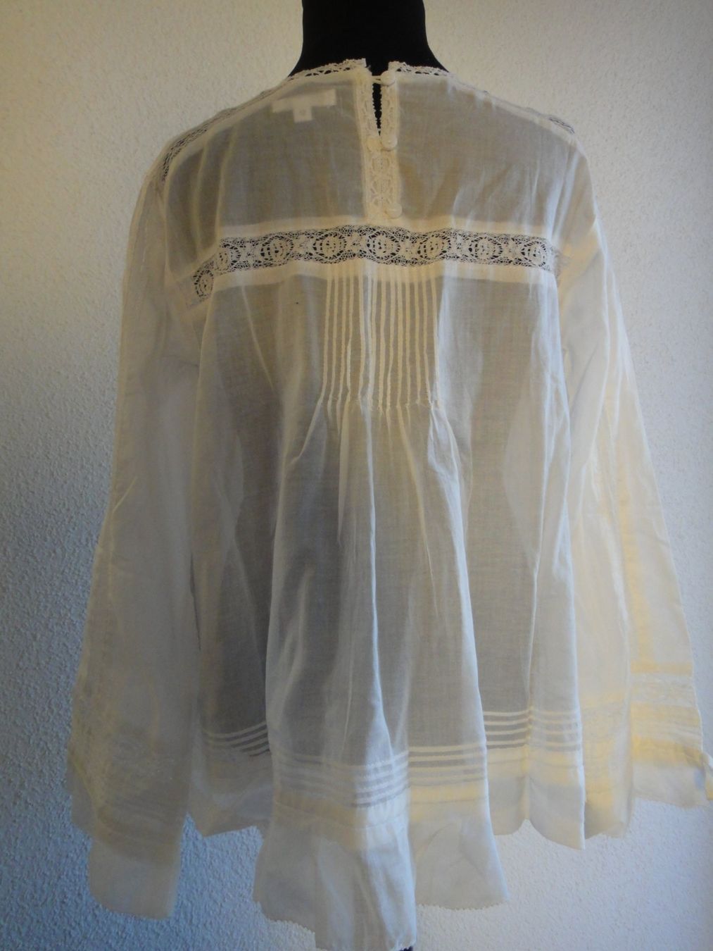 Camicette, T-shirt & Top: Weisse Spitzenbluse Grösse 10, BASS10 – Nuovo (secondo la descrizione) da Winterthur venduto da LemonTree5 1