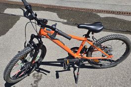 Kinderfahrrad orange Rockrider 20 Zoll guter Zustand