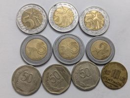 Peru circulating coins,delivery end of June