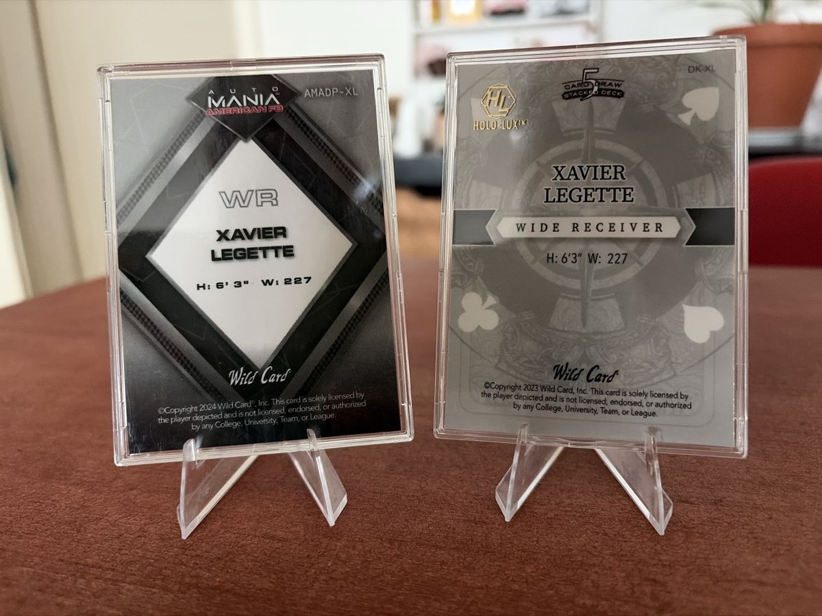 NFL Cartes à collectionner: 2 NFL Karten - Xavier Legette - 1/1 – D'occasion à Bern par sam_25hm 1