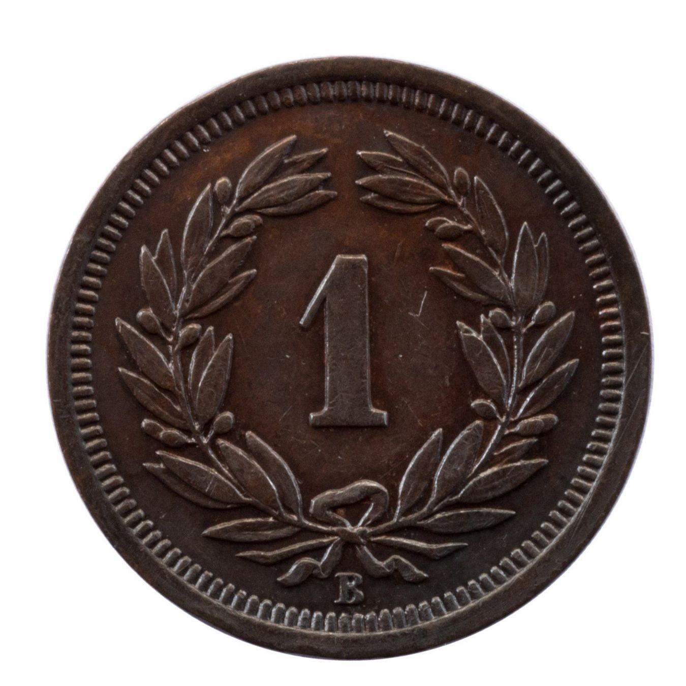 Alle Münzen: Schweiz / Suisse - 1 Rappen - 1928 STGL – Gebraucht aus Rotkreuz von Swiss-Coins 1