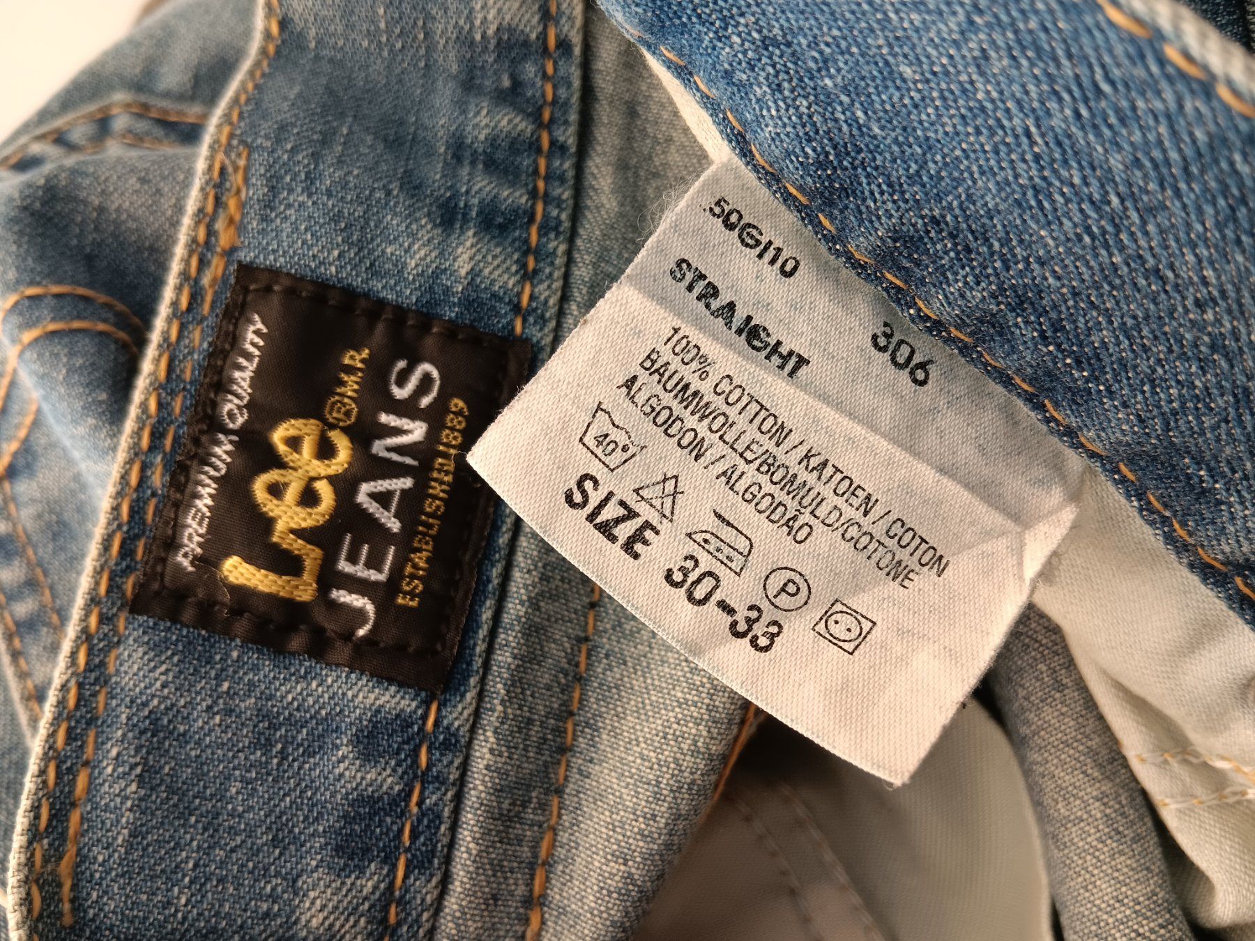 Lee Jeans: LEE  Jeans     Taille / Grosse W 30 L 33     STRAIGHT – Gebraucht aus Cossonay-ville von Super-Price-Quality 9