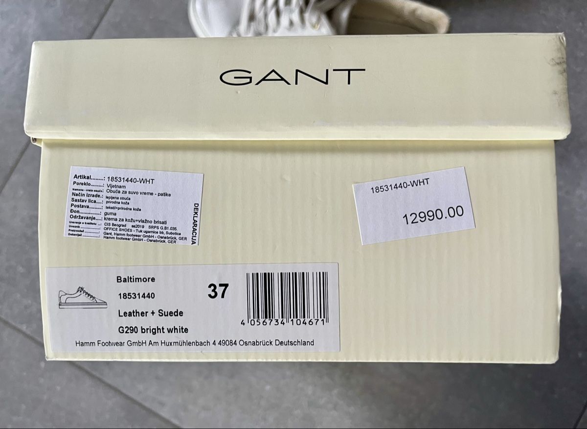 Gant Scarpe da donna: GANT baskets 37 en cuir – Usato da Poliez-le-Grand venduto da mila011 2
