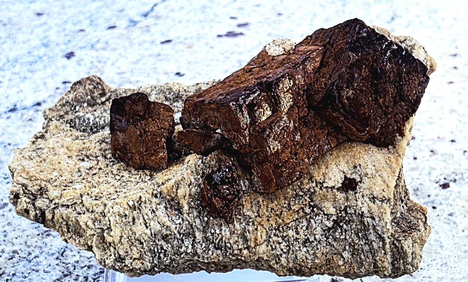 Mineralien & Heilsteine: Mineral: Siderit mit Rutil – Gebraucht aus Glis von nbu_65ys