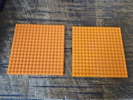 lego 91405 lot de 2 pièces Orange Plate 16 x 16