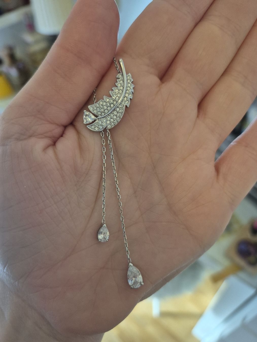 Swarovski Sonstiger Schmuck: SWAROVSKI - Ensemble collier + boucles d'oreilles Plume – Gebraucht aus Riaz von Murielbhs 3