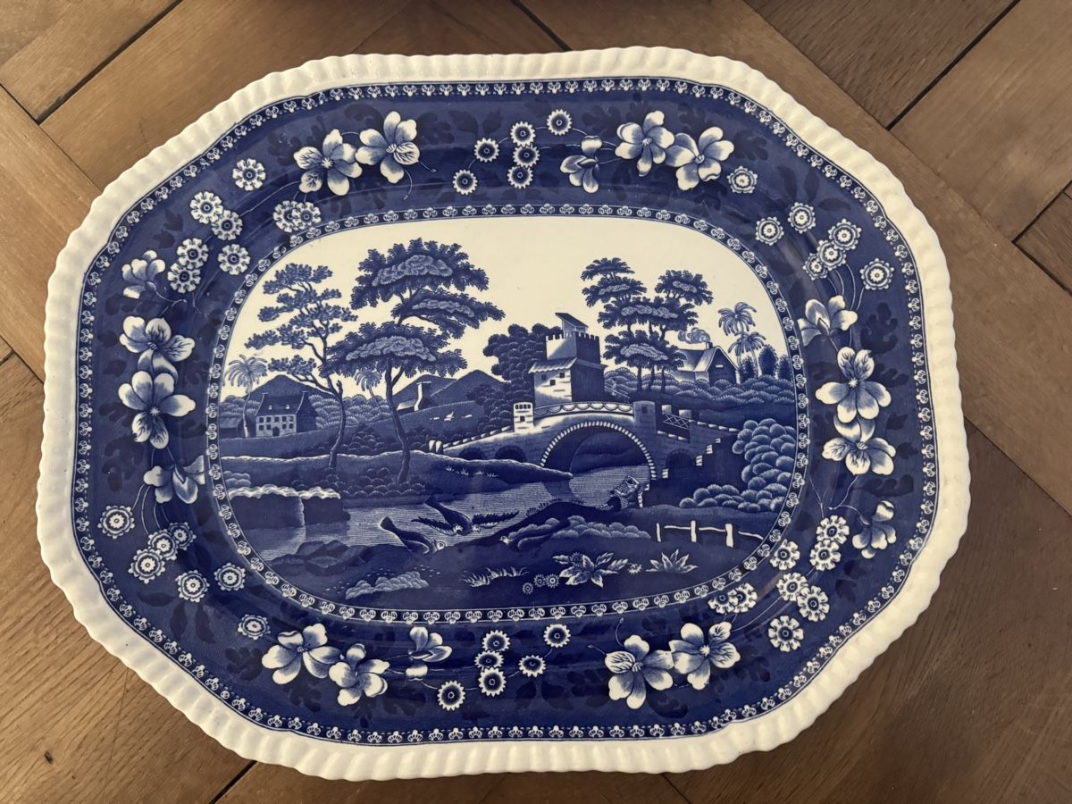 Spode Piatti di portata: 2x grosse Platten/Servierteller Copeland Spode's Tower  – Usato da Nidau venduto da leo_h2vb 3