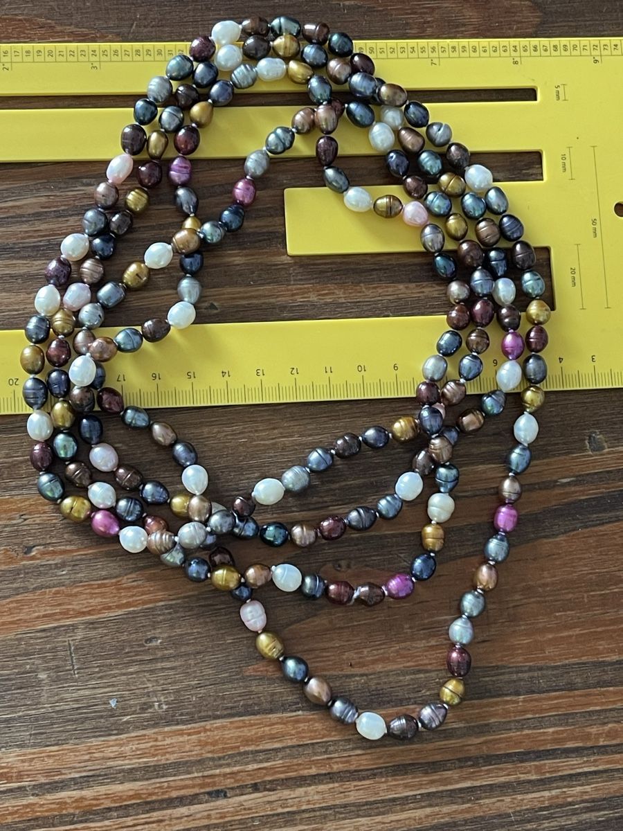 Colliers: Collier multicolores long comme neuf 90 cm – Neuf (Voir description) à Kloten par Vermicelles 8