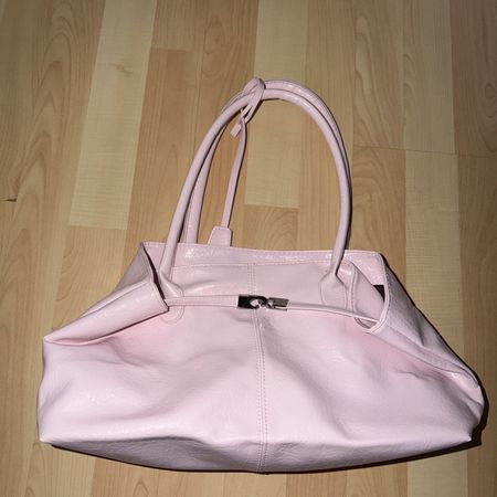 Handtasche Damen pink Leder guter Zustand 45 Zeichen