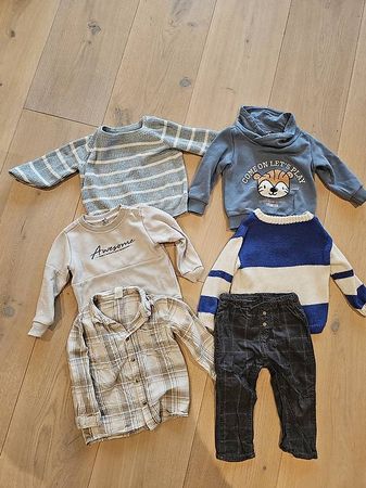 Pullover & gefütterte Hose 86