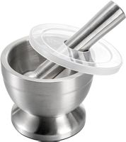 Mörser Stössel Kitchen Pestle and Mortar Edelstahl Küche