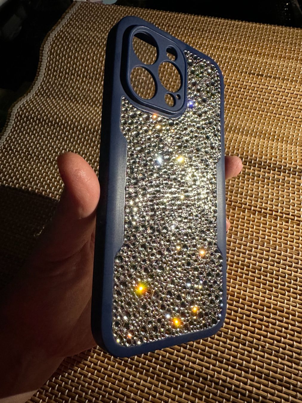 Cover & Protezioni schermo: Luxury 360 Full Body Front+Back Navy Blue, iPhone 14 Pro Max – Nuovo e nell'imballaggio originale da Genève venduto da AGBERG 4