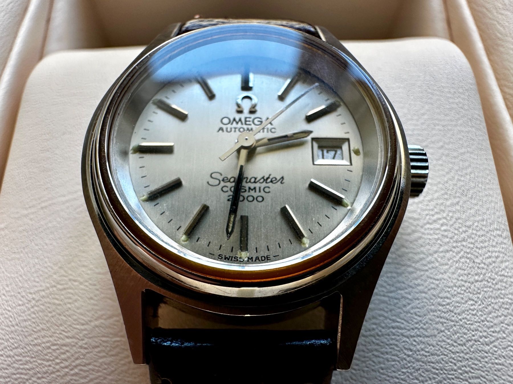 Omega Orologi: Omega Seamaster Cosmic 2000 Automatic Watch – Usato da Matten b. Interlaken venduto da cour13 1