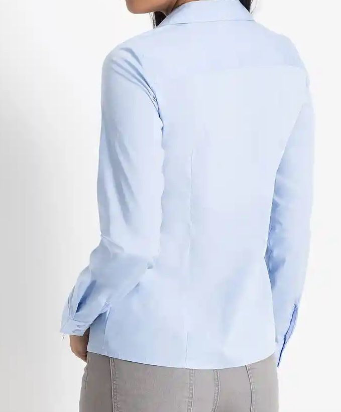 Camicette: Stretch Bluse Grösse 38 blau bonprix – Usato da Glattbrugg venduto da riseca 3